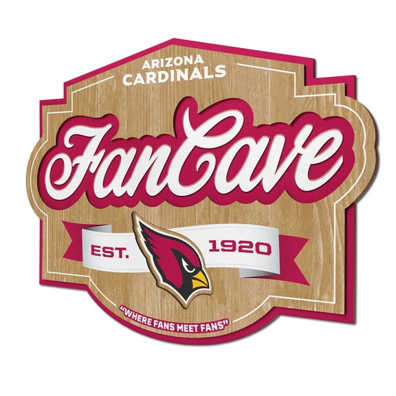 YouTheFan NFL 17” x 12.5” Fan Cave Sign