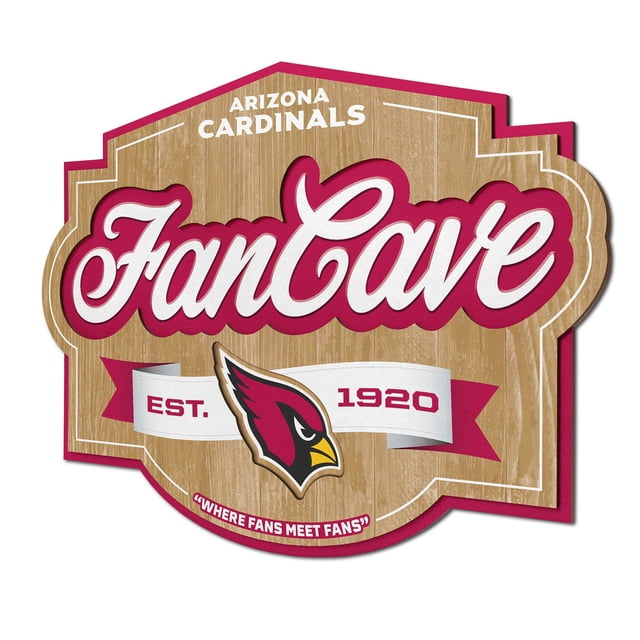 YouTheFan NFL 17” x 12.5” Fan Cave Sign
