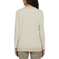 thumbnail image 2 of Rafaella Women's Long-Sleeve V-Neck Top, 2 of 10