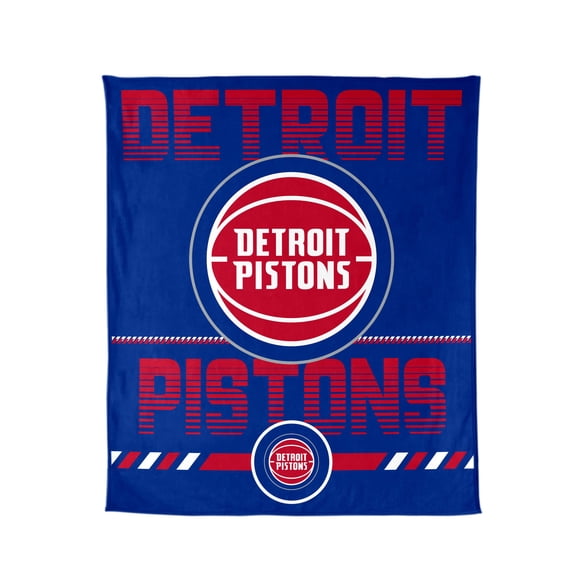 Logo Brands Detroit Pistons 60"x70" Super Plush Blanket