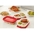 thumbnail image 1 of Rubbermaid 14-Piece Easy Find Lids Meal Prep Food Storage Containers, 1 of 7