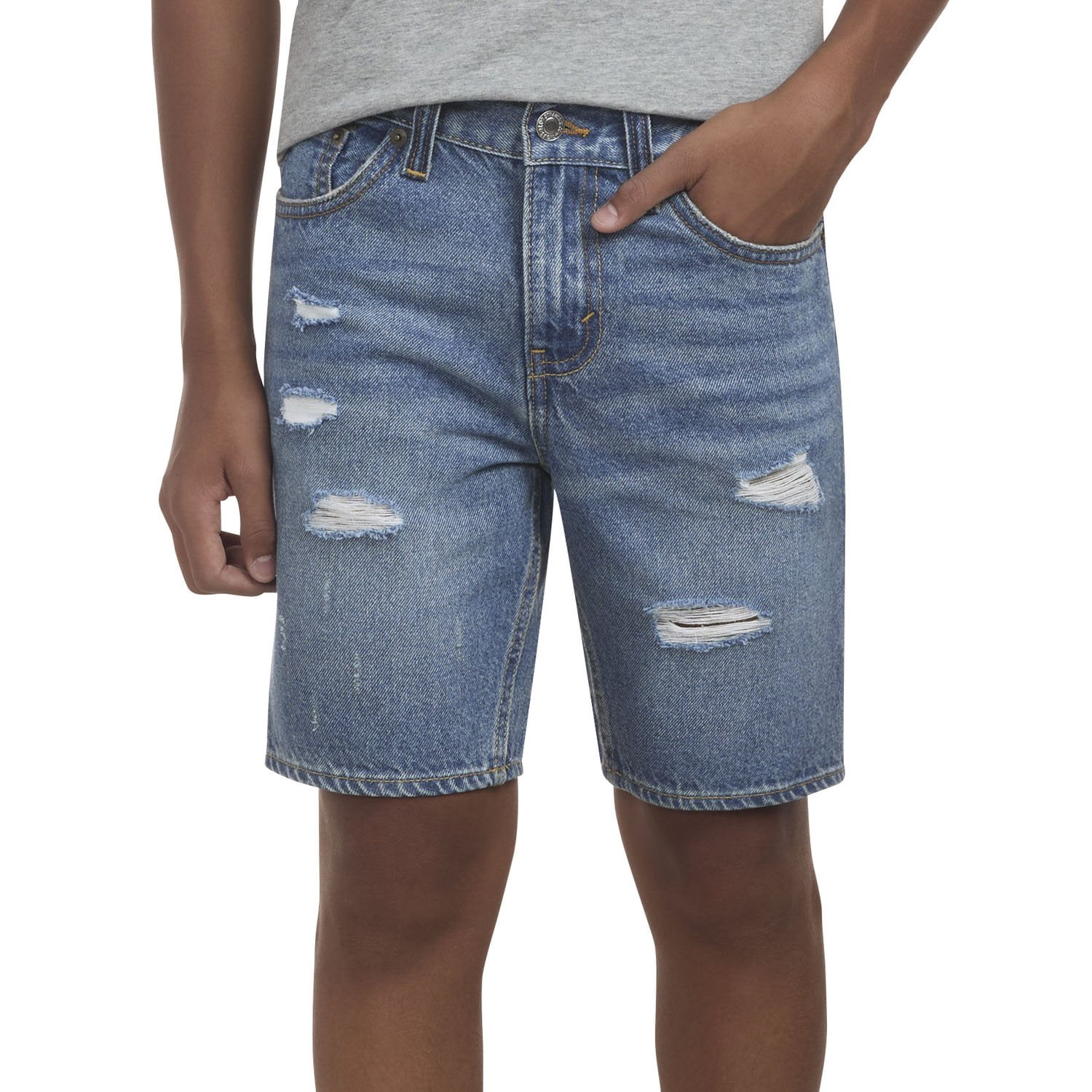 Short Levi's 511 Slim DRY UV Protection - Garçon Taille 10 (W25) - Stretch Bleu - Neuf Avec étiquette