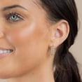 thumbnail image 4 of 0.96 CT. T.W. Round Cut J Hoop Diamond Earrings in 14K Gold, 4 of 5