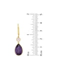thumbnail image 6 of Multi-Gemstone Dangle Earrings in 14K Gold, 6 of 6