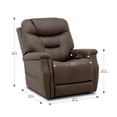 thumbnail image 10 of Nathan Dual Motor Lift Recliner with Heat, Power Headrest and Lumbar, Choose Color, 10 of 11
