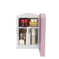 thumbnail image 9 of Frigidaire Skincare Cooler with Lighted Mirror Make-Up Door, Pink, 9 of 12