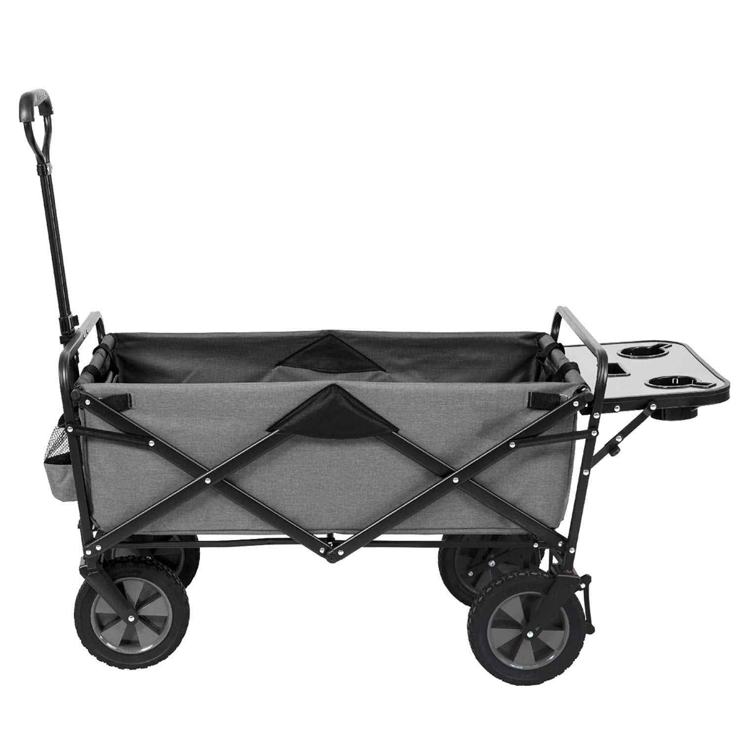 Mac Sports Folding Wagon with Tailgate and Table, image size:1500x1500
