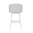 thumbnail image 9 of HH2 Home Upholstered Barrel Back Wood Adjustable Height Swivel Bar Stool, 9 of 19