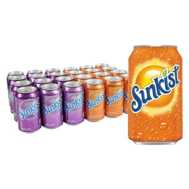 Sunkist Grape & Orange Soda 12 fl. oz., 24 pk. - Samsclub.com