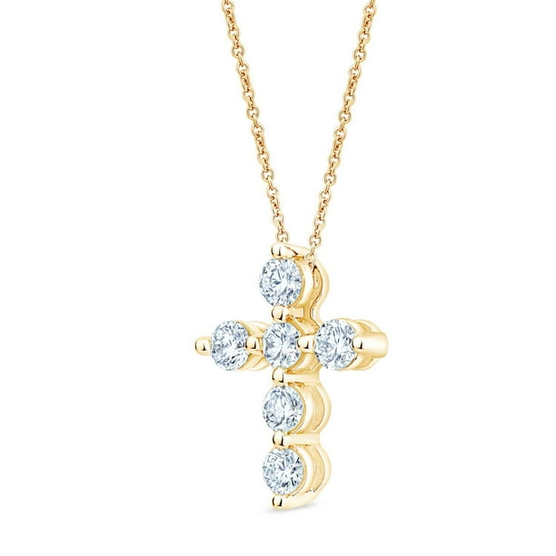 Lab Created Diamond Cross Pendant. 1.00C.T.T.W. - Samsclub.com
