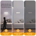 thumbnail image 2 of 7.8 inch Battery Operated Daylight White Integrated LED Under Cabinet Lights with Hook, 2-Pack, 2 of 7