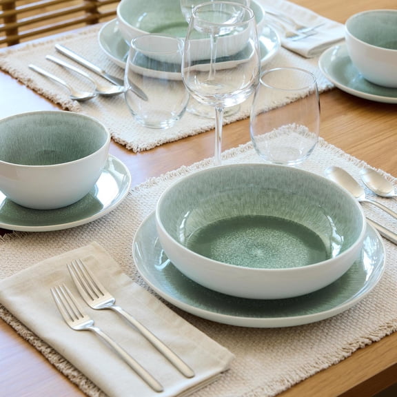 Member's Mark 4-Piece Stoneware Reactive Pasta Bowl Set