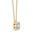 thumbnail image 3 of Round Cut Diamond Solitaire Necklace in 18K Gold, 3 of 5