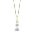thumbnail image 1 of 1.00 C.T. T. W. Round Cut Three Stone Diamond Pendant Necklace in 14K Gold, 1 of 7