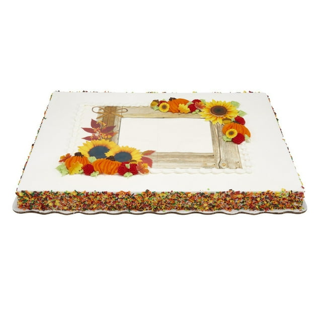 Fall Full Sheet Cake