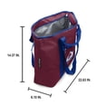 thumbnail image 4 of Logo Brands Colorado Avalanche Gameday Insulated Tote, 4 of 4
