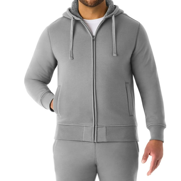 Member's Mark Men's Sherpa Lined Full Zip Hoodie - Samsclub.com