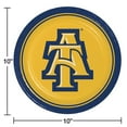 thumbnail image 2 of NC A&T State University NCAA HBCU Round Paper Plates, 10", 85 ct., 2 of 8