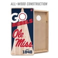 thumbnail image 3 of YouTheFan Mississippi Rebels 2'x4' Cornhole Board Set, 3 of 6
