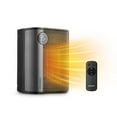 thumbnail image 1 of Pelonis Tabletop Digital Ceramic Heater with Digital Thermostat and Remote Control, Black, 1 of 7
