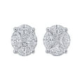 thumbnail image 2 of 0.50 CT. T.W. Oval Shaped Diamond Stud Earrings in 14K Gold, 2 of 4