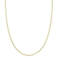 thumbnail image 1 of Adjustable Box Link Chain Necklace in 14K Gold, .85mm, 1 of 4