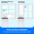 thumbnail image 3 of Midea Duo 12000 DOE 14000 BTU ASHRAE Smart Inverter Portable AC with Heat, 3 of 15