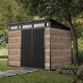 thumbnail image 1 of Keter 9' x 7' Signature Collection Resin Outdoor Shed, 1 of 22