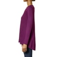 thumbnail image 3 of Hue Women's Long Sleeve Tunic T-Shirt, 3 of 6