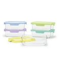 thumbnail image 3 of Ello Color Lock 10-Pack Leak-Proof Glass Food Storage Containers, 3.4 Cup, 3 of 6