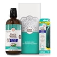 thumbnail image 1 of GuruNanda Oil Pulling Oral Rinse + Tongue Scraper Variety Pack Set, 1 of 5