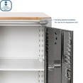 thumbnail image 6 of Seville Classics UltraHD 2 Door Rolling Cabinet, 28" W x 18” D x 34.5" H, 6 of 12