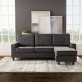 thumbnail image 5 of Kristen Fabric Reversible Sectional with Storage Ottoman, Assorted Colors, 5 of 14