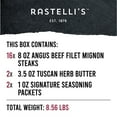thumbnail image 4 of Rastelli's Angus Beef Filet Mignon with Tuscan Herb Butter, Frozen, 8 oz., 16 ct., 4 of 7