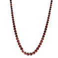 thumbnail image 3 of Graduated Gemstone Tennis Necklace in Sterling Silver, 3 of 9