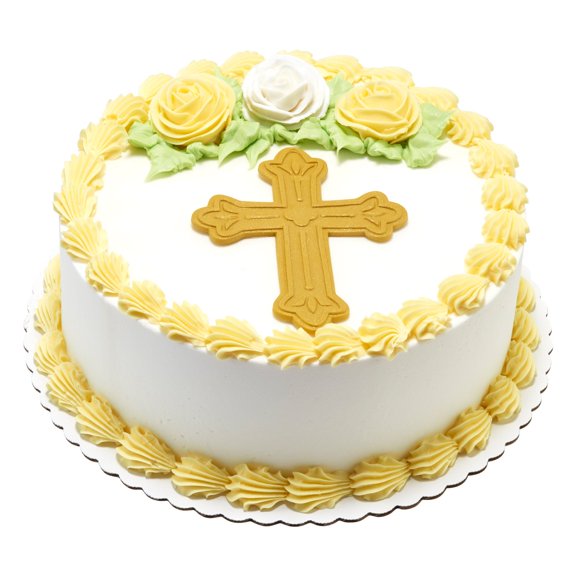 Inspiration 10" Double Layer Cake, Gold