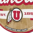 thumbnail image 4 of YouTheFan Utah Utes 17"x12.5" 3D Multi-Layered Fan Cave Sign, 4 of 5