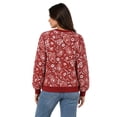 thumbnail image 3 of Vera Bradley Paisley Crew Neck Sweater, 3 of 6