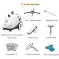 thumbnail image 8 of SALAV GS24-BJ Garment Steamer with Stainless-Steel Steam Nozzle, White, 8 of 8