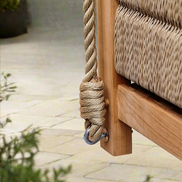 Cambridge Casual Salinas Teak Wicker Porch Swing - Samsclub.com