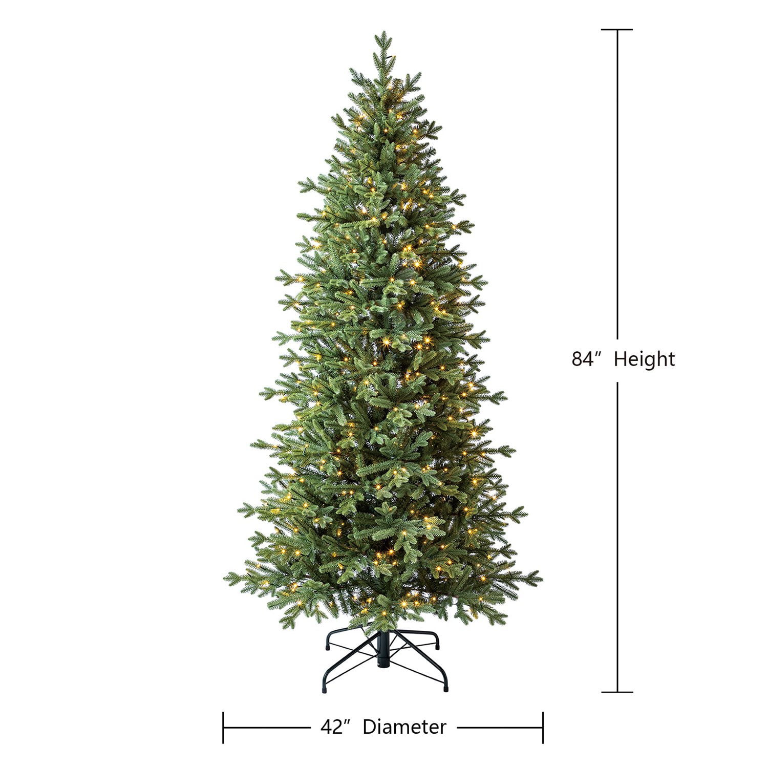 Member's Mark 7' Linden Fir Slim Pre-Lit Christmas Tree - Samsclub.com