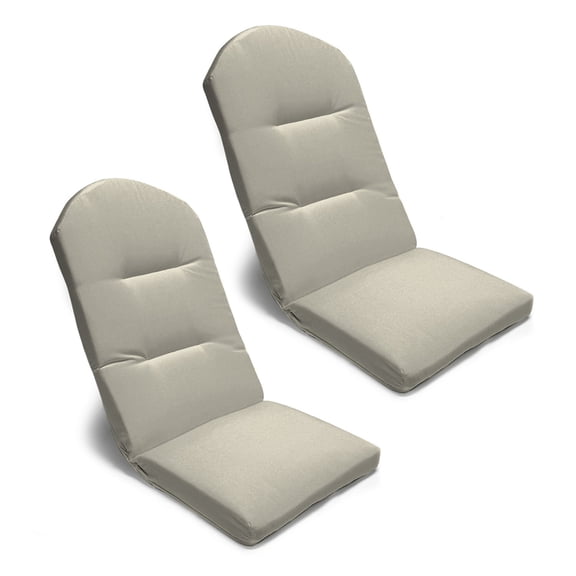 Sunbrella 20" x 45.5" Polywood Adirondack Outdoor Chair Cushions, Set of 2