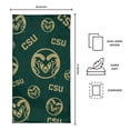 thumbnail image 5 of Logo Brands Colorado State Rams 38"x72" Beach Towel, 5 of 5