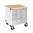 thumbnail image 1 of Seville Classics UltraHD 6-Drawer Rolling Cabinet, 28" W x 25" D x 34.5" H, 1 of 11