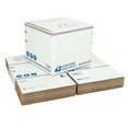 thumbnail image 1 of USPS Shipping Boxes, Adjustable Height, 10L x 10W x 8H, White, 4 Count, 1 of 4