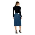 thumbnail image 3 of Edited by Hunter McGrady Women's Denim Midi Skirt, 3 of 9