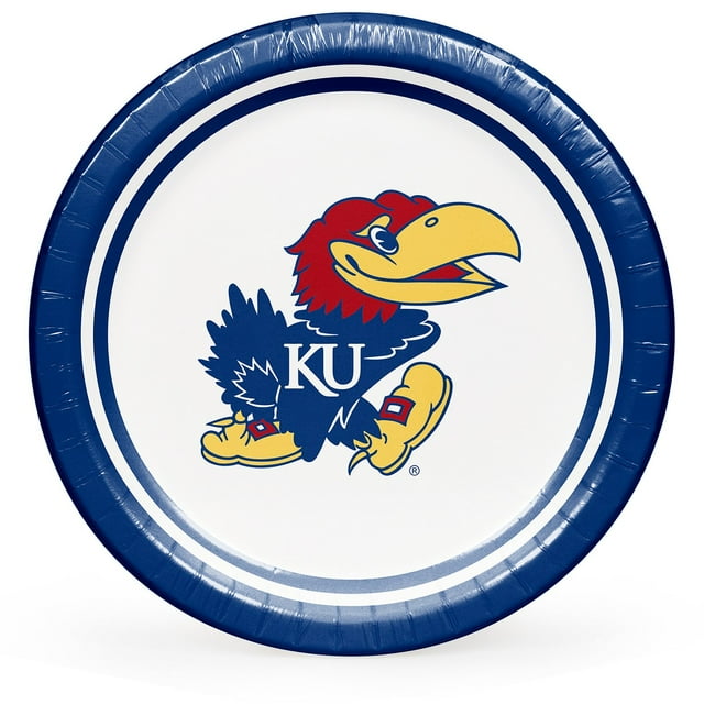 Collegiate Round Paper Plates, 10", 85 ct., Choose Your Team