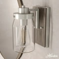 thumbnail image 1 of Hunter Devon Park with Clear Glass Bathroom Vanity Wall Light Fixture, 1 of 8