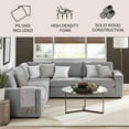 thumbnail image 3 of Member's Mark Lowell 3-Piece Sectional with Pillows, 3 of 9