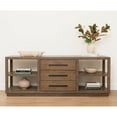 thumbnail image 1 of Marlow 74" Solid Wood Media TV Console, Natural, 1 of 10